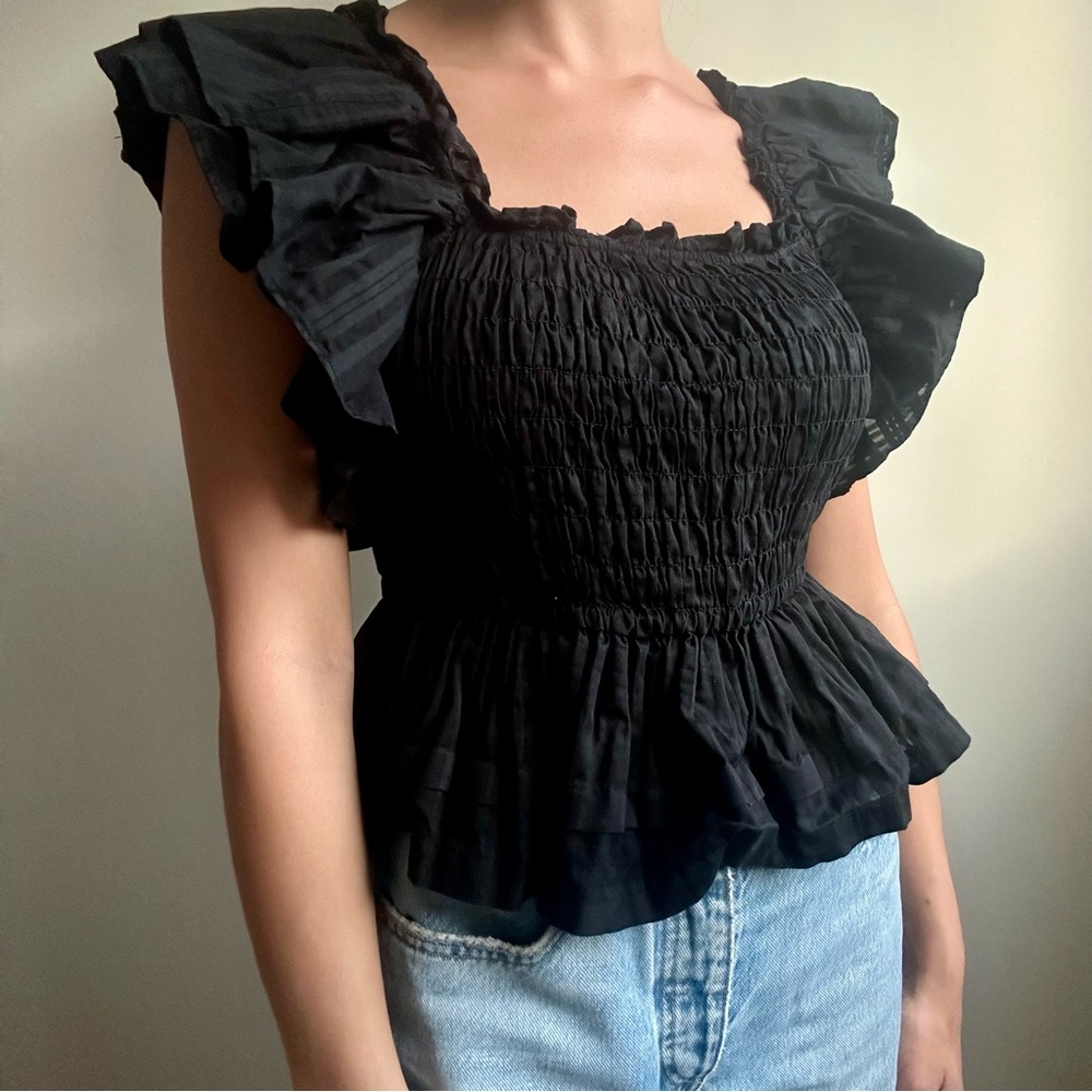 Banana Republic Smocked Top